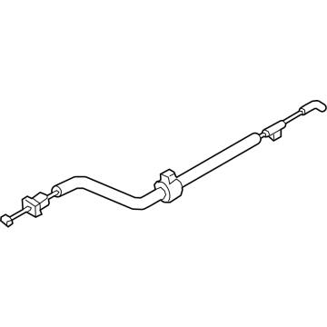 Audi Door Latch Cable - 4K4-827-535