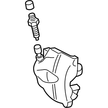 Audi Brake Caliper - 1K0-615-124-E