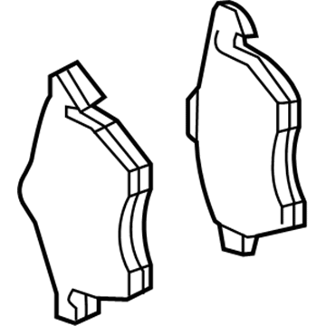 Audi 8N0-698-151-D Front Pads