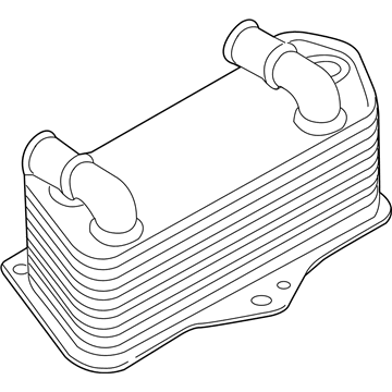 Audi Automatic Transmission Oil Cooler - 02E-409-061-C