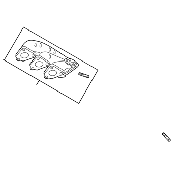 Audi Exhaust Manifold - 06E-253-032-K