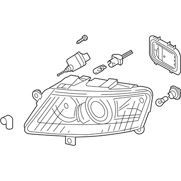 Audi A6 Headlight - 4F0-941-029-FA