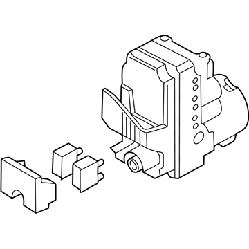 Audi A4 Quattro ABS Control Module - 8D0-614-111-E