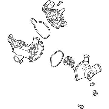 Audi A8 Quattro Water Pump - 079-121-010-D