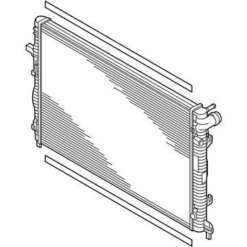 Audi TT RS Quattro Radiator - 8V0-121-251-B