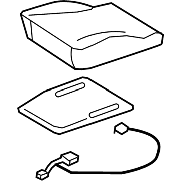 Audi Occupant Detection Sensor - 8T0-898-522-P