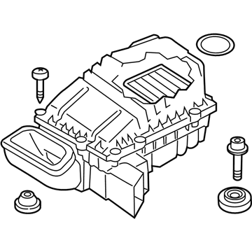 Audi TT RS Quattro Air Filter Box - 8J0-129-607-C