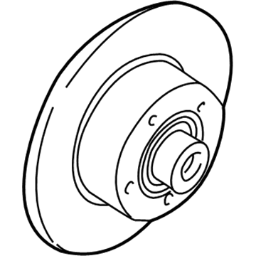 Audi Brake Disc - 8D0-615-601-D