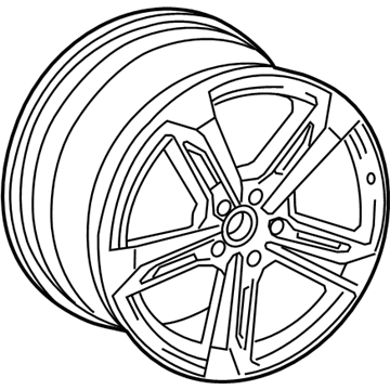 Audi TTS Quattro Alloy Wheels - 8S0-601-025-BD