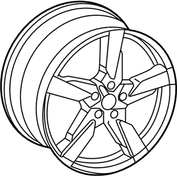 Audi TTS Quattro Alloy Wheels - 8S0-601-025-BH