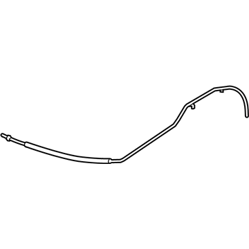 Audi Hood Release Cable - 4H0-823-535