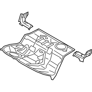 Audi S4 Floor Pan - 8K0-802-087-G