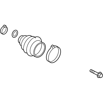 Audi A5 Quattro CV Joint Boot - 8K0-598-203-B