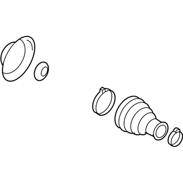 Audi A5 Quattro CV Joint Boot - 8K0-598-201-B