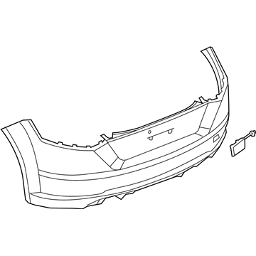 Audi TT Quattro Bumper - 8S0-807-067-D-GRU