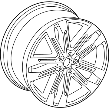 2019 Audi SQ5 Alloy Wheels - 80A-601-025-AC