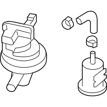 Audi Fuel Vapor Leak Detection Pump - 3C0-906-201-A