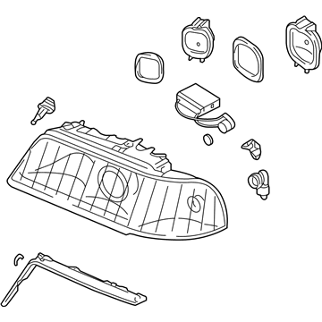 2003 Audi A8 Quattro Headlight - 4D0-941-003-BE