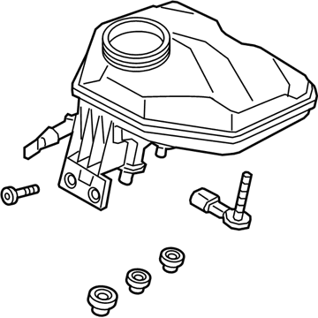 Audi Brake Master Cylinder Reservoir - 4KE-611-301-B-REP