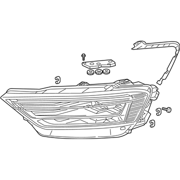 Audi A8 Quattro Headlight - 4N0-941-773-B