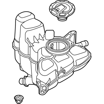 Audi Coolant Reservoir - 4N0-121-405-AJ