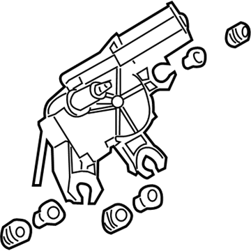 Audi Windshield Wiper Motors - 8R0-955-711-C