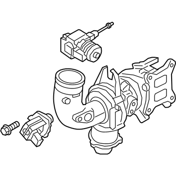 Audi A4 Quattro Turbocharger - 06L-145-654-G