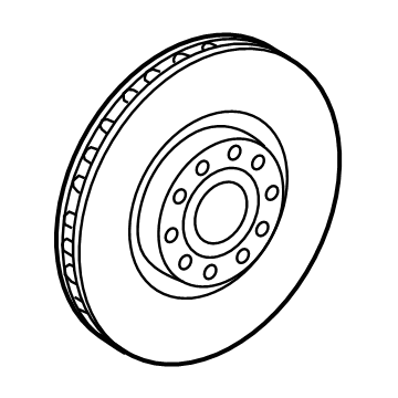 Audi Brake Disc - 5WA-615-301-B