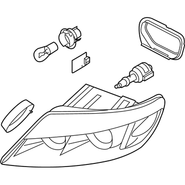 Audi Q7 Headlight - 4L0-941-029-G