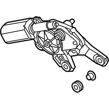 Audi Windshield Wiper Motors - 4KE-955-711