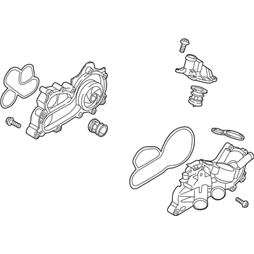 Audi A3 Sportback e-tron Water Pump - 04E-121-600-CT