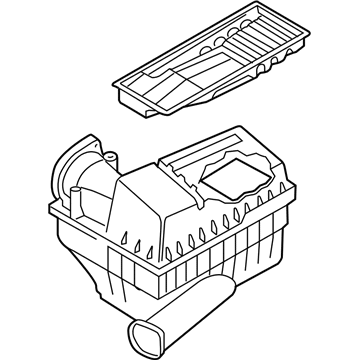 Audi Air Filter Box - 5N0-129-607