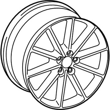 Audi A5 Alloy Wheels - 8T0-601-025-CR