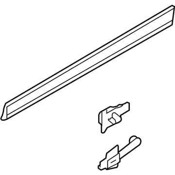 Audi Door Moldings - 4L0-853-959-B41