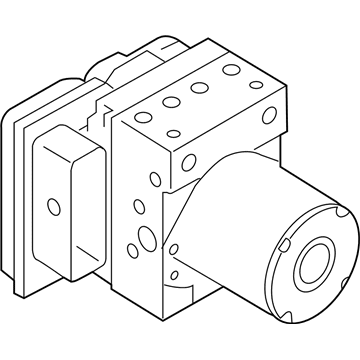 Audi A5 Quattro ABS Control Module - 8K0-614-517-DS