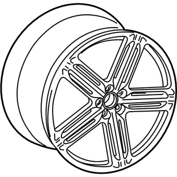 2009 Audi A3 Alloy Wheels - 8P0-601-025-DQ