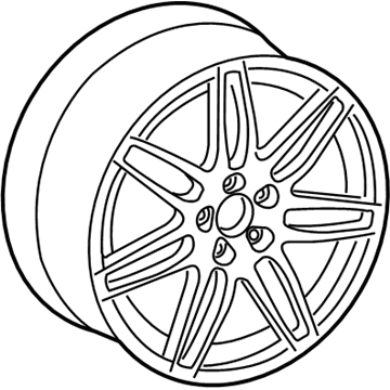 2009 Audi A3 Alloy Wheels - 8P0-601-025-DS