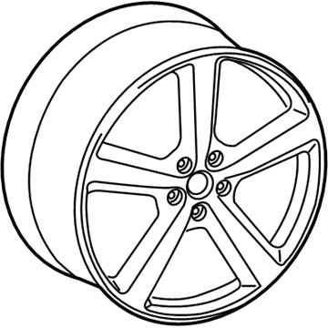 2009 Audi A3 Alloy Wheels - 8P0-601-025-S-1H7