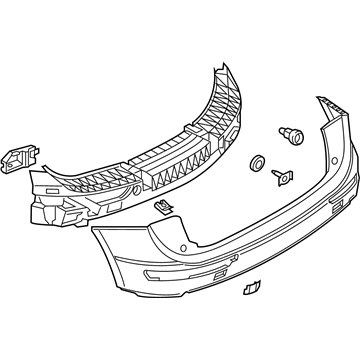 Audi Q5 Bumper - 8R0-807-303-GRU