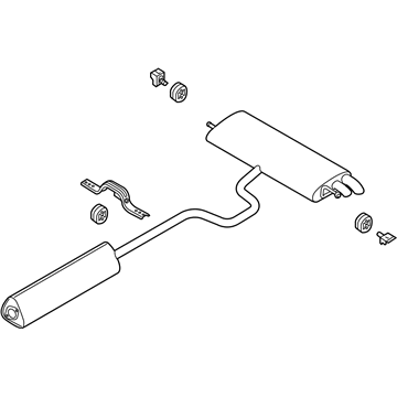 Audi A3 Sportback e-tron Muffler - 5G6-253-181-EN