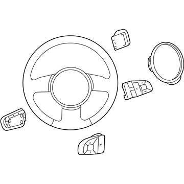 Audi Q5 Steering Wheel - 8R0-419-091-F-WEW