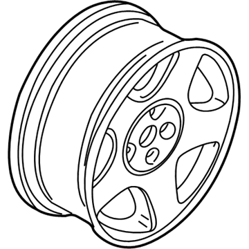 Audi Alloy Wheels - 4D0-601-025-L-Z17