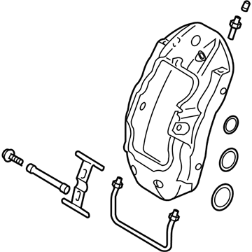 Audi Q7 Brake Caliper - 7L6-615-149