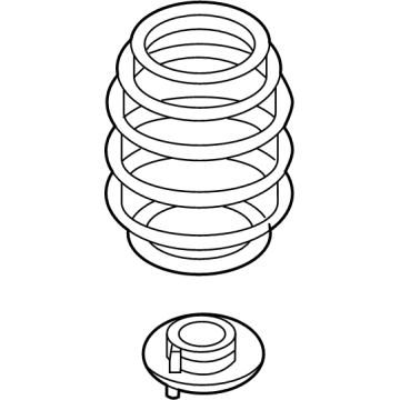 Audi Air Suspension Spring - 1EA-511-103-AM