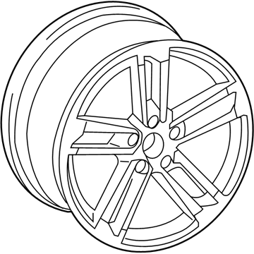 Audi TT Quattro Alloy Wheels - 8S0-601-025-E