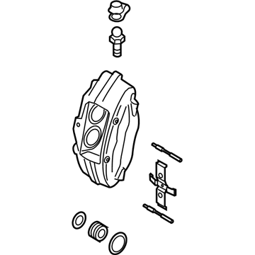 Audi R8 Brake Caliper - 420-615-407-P