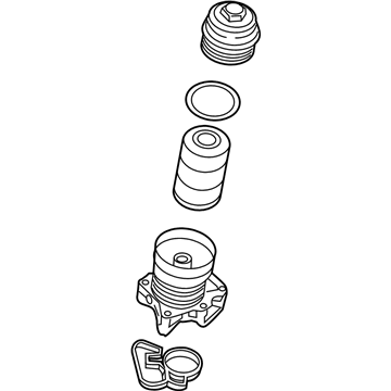 Audi Oil Filter Housing - 06M-115-401-L