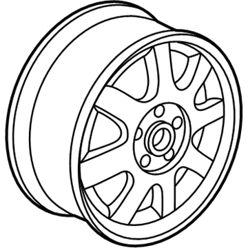 Audi Alloy Wheels - 4B0-601-025-J-Z33