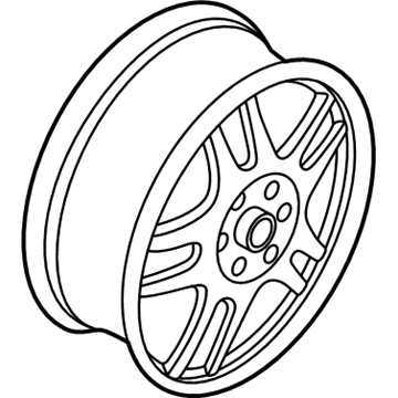 Audi Alloy Wheels - 4A0-601-025-D-Z7P