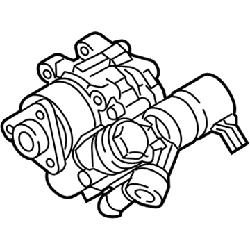 Audi Power Steering Pump - 4E0-145-155-N